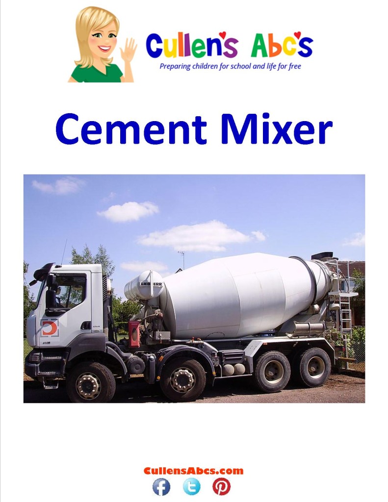 Cement Mixer | Free Children's Videos & Activities
