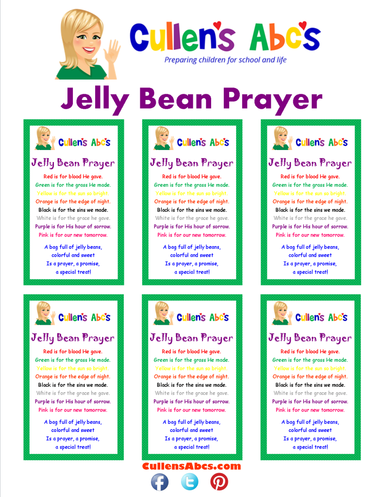 Jelly Bean Prayer Free Children's Videos & Activities
