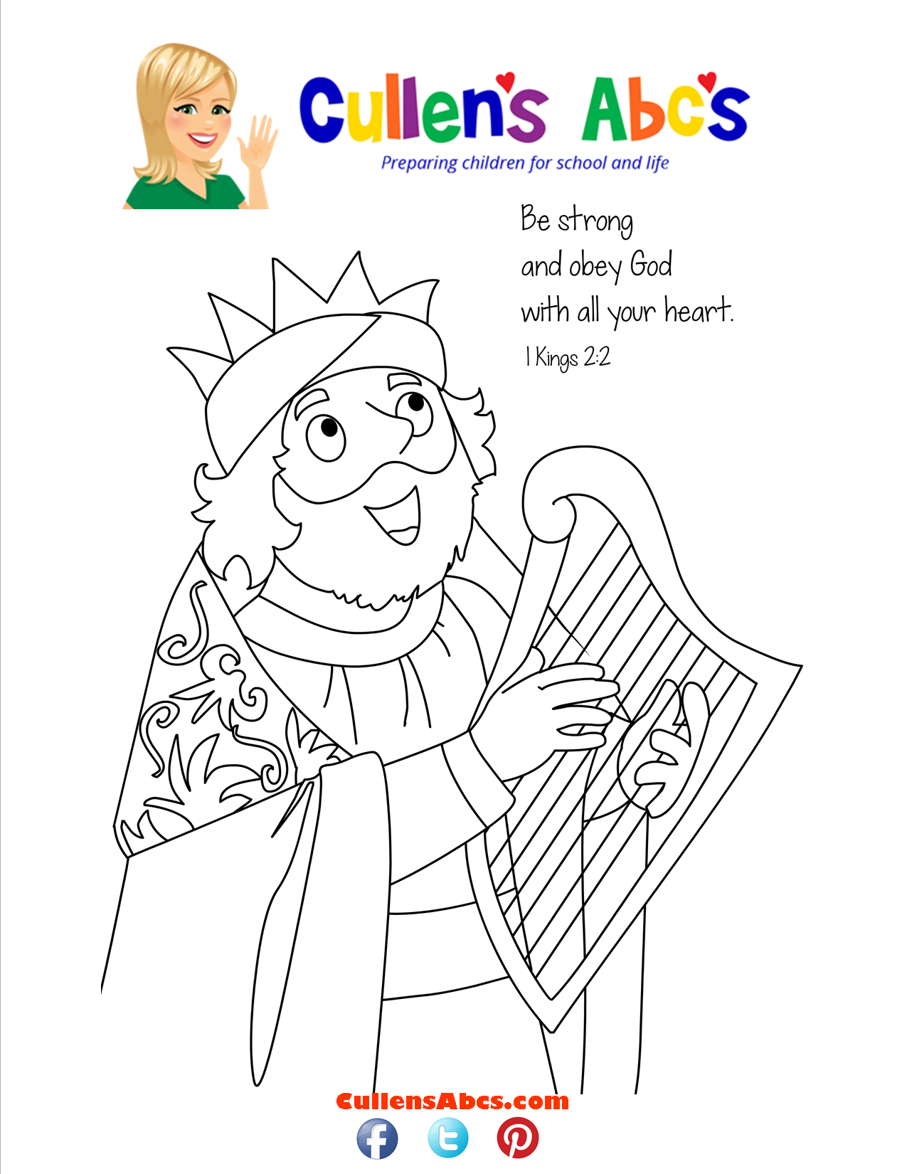 Life Of King David Coloring Pages - Food Ideas