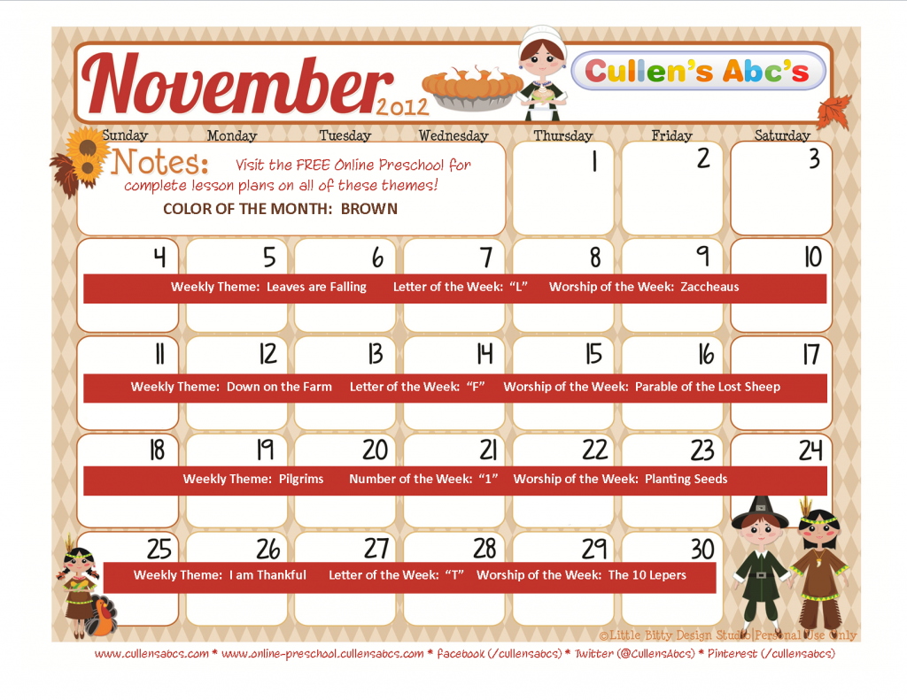 November 2012 Calendar 1024x791