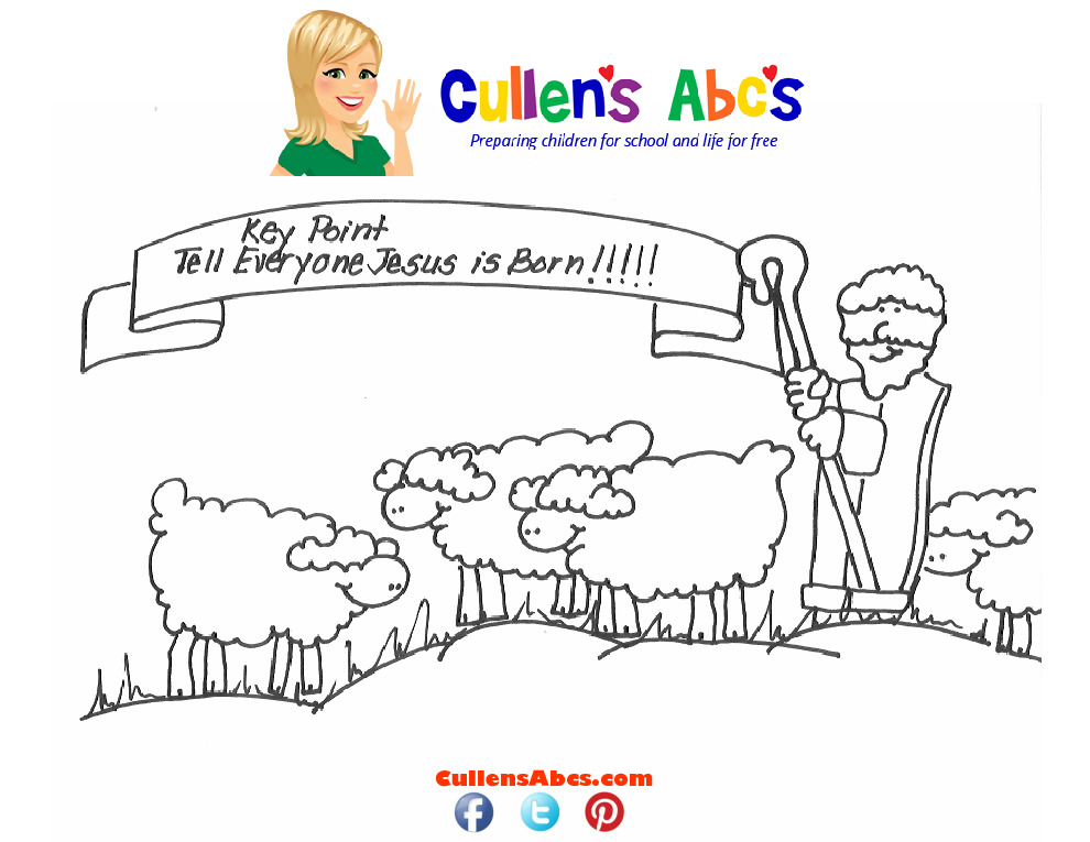 thumbnail of Bible-Key-Point-Coloring-Page-Tell-Everyone-Jesus-is-Born