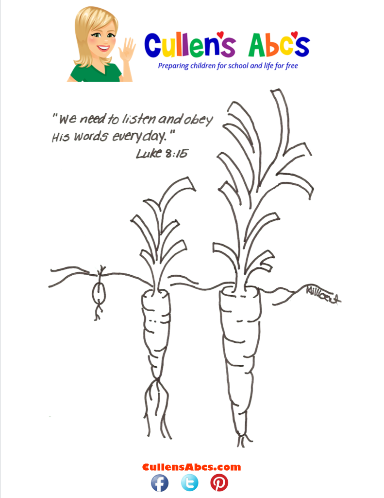 thumbnail of Bible Memory Verse Coloring Page Parable of the Sower