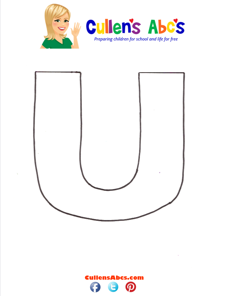 thumbnail of Letter U Uppercase