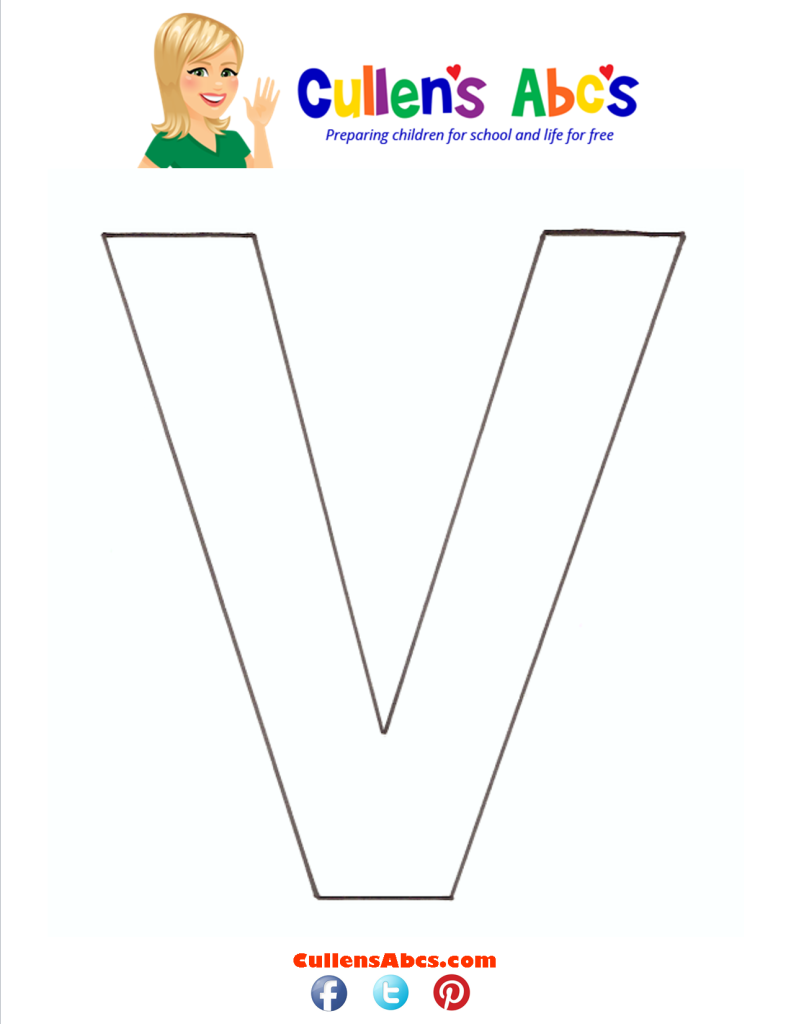 thumbnail of Letter V Uppercase