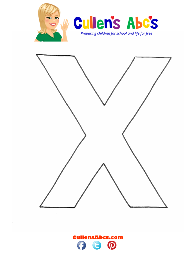 thumbnail of Letter X Uppercase