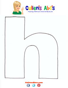 Letter h Lowercase | Free Children's Videos & Activities