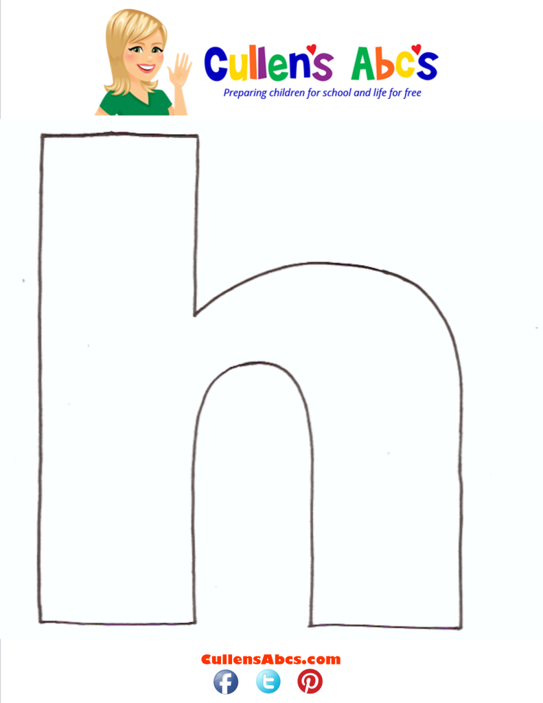 thumbnail of Letter h lowercase