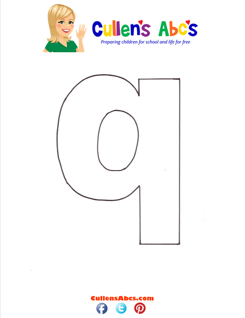 thumbnail of Letter q Lowercase