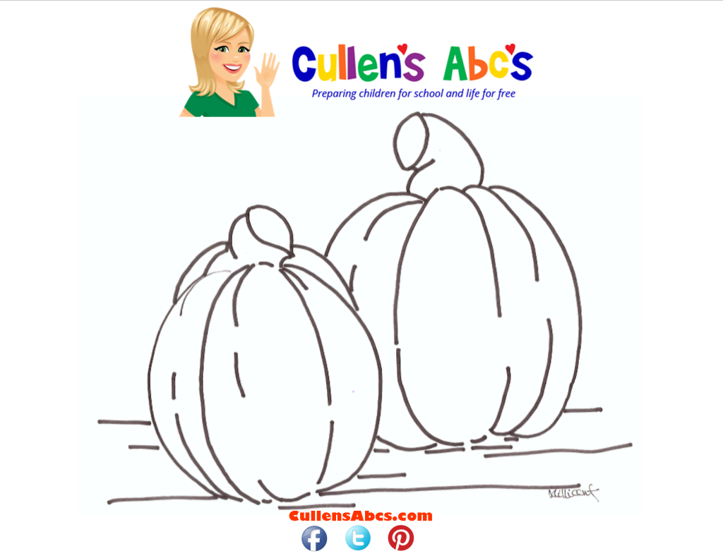 thumbnail of Pumpkin Coloring Sheet