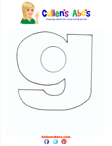 Letter g Lowercase | Free Children's Videos & Activities