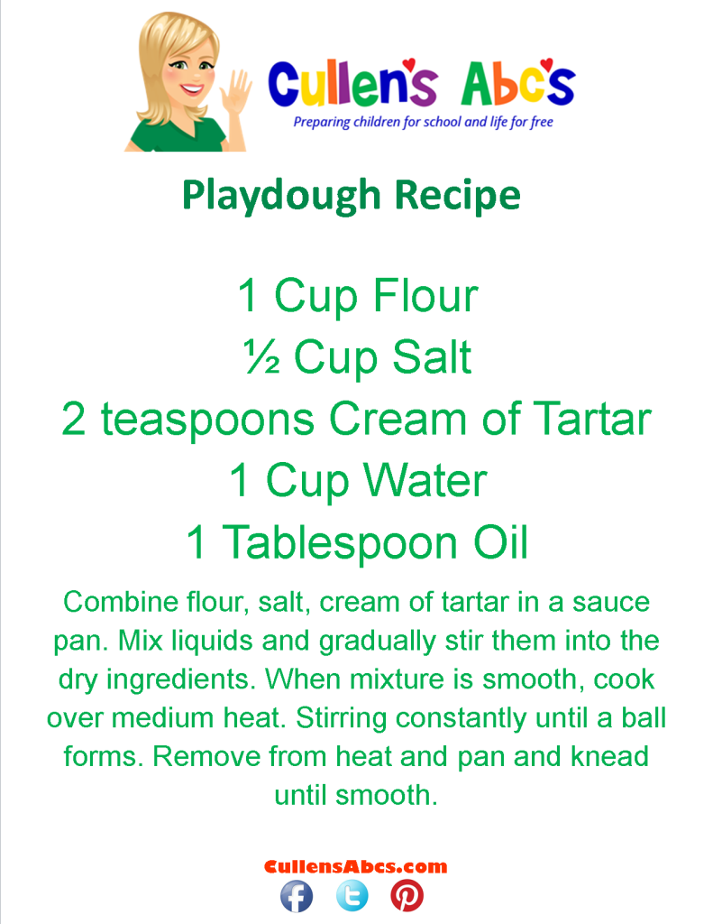 Playdough Recipe | Free Children's Videos &amp; Activities