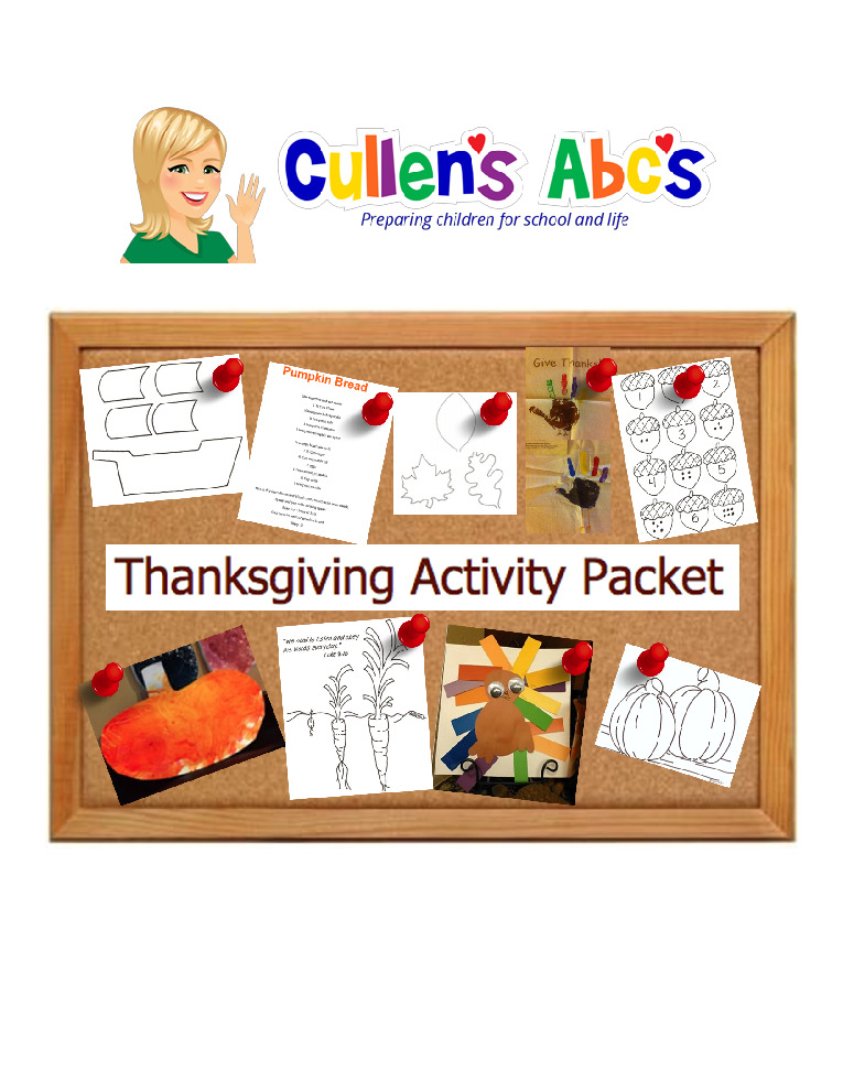 thumbnail of Thanksgiving Activity Packet Final