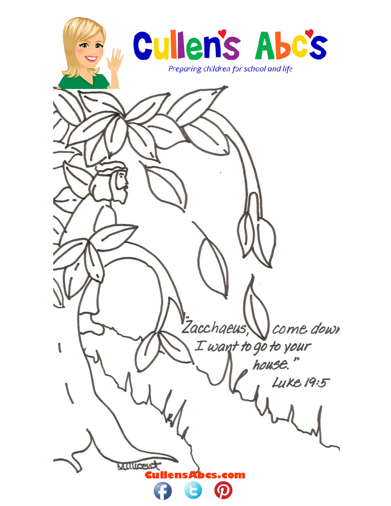 thumbnail of Bible-Key-Point-Coloring-Page-Zacchaeus-Luke-19-5