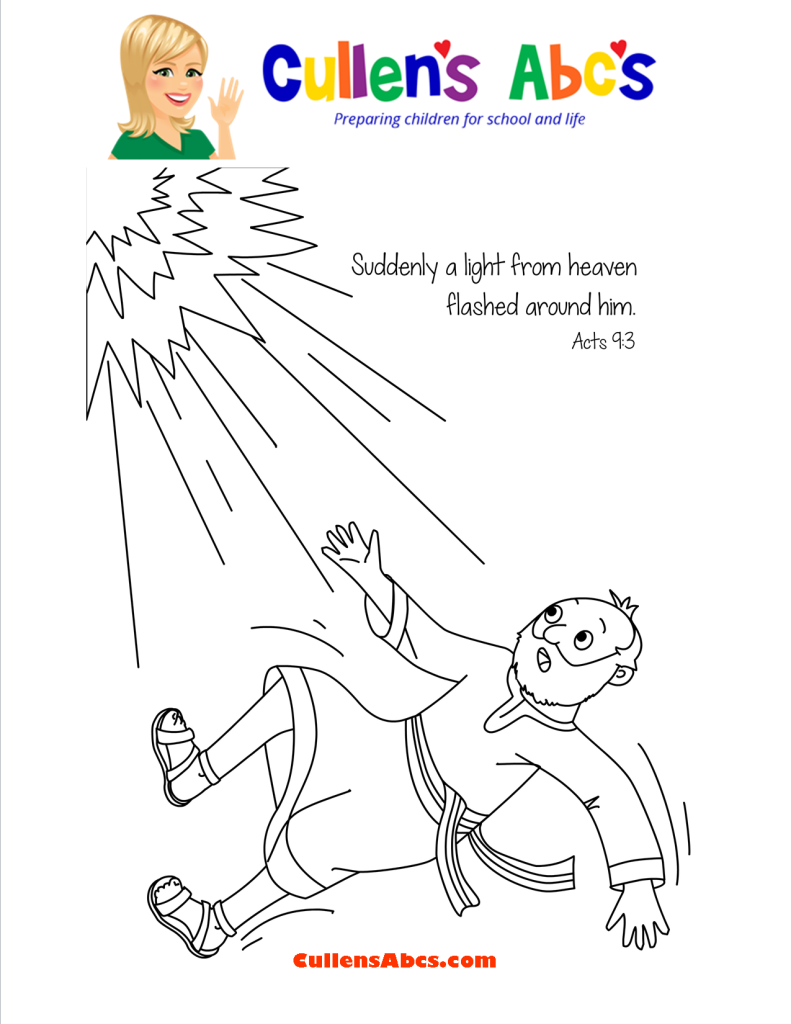 Bible Memory Verse Coloring Page | A Changed Man | Free Children's ...