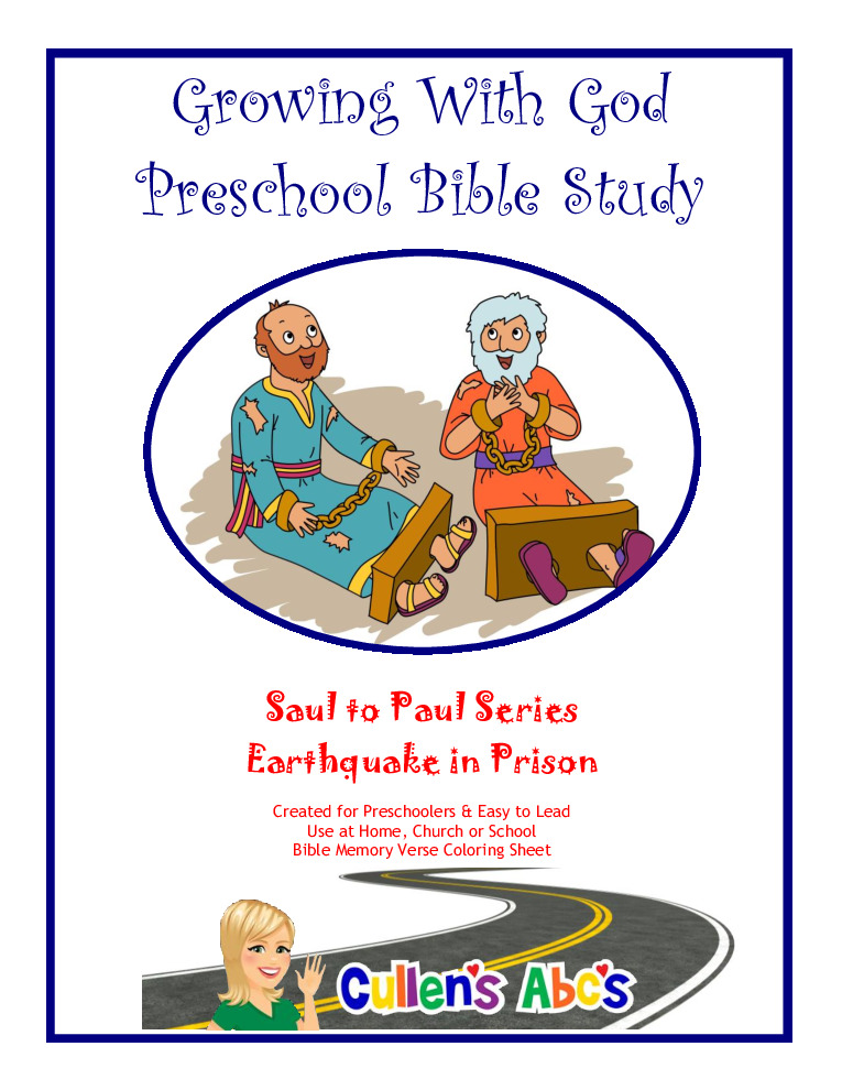 thumbnail of Growing With God – Saul To Paul – Lesson 3 of 3 – Earthquake in Prison