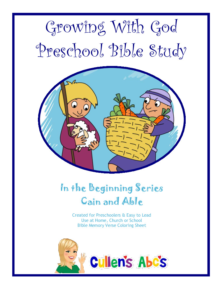 thumbnail of Cain and Abel Preschool Bible Lesson
