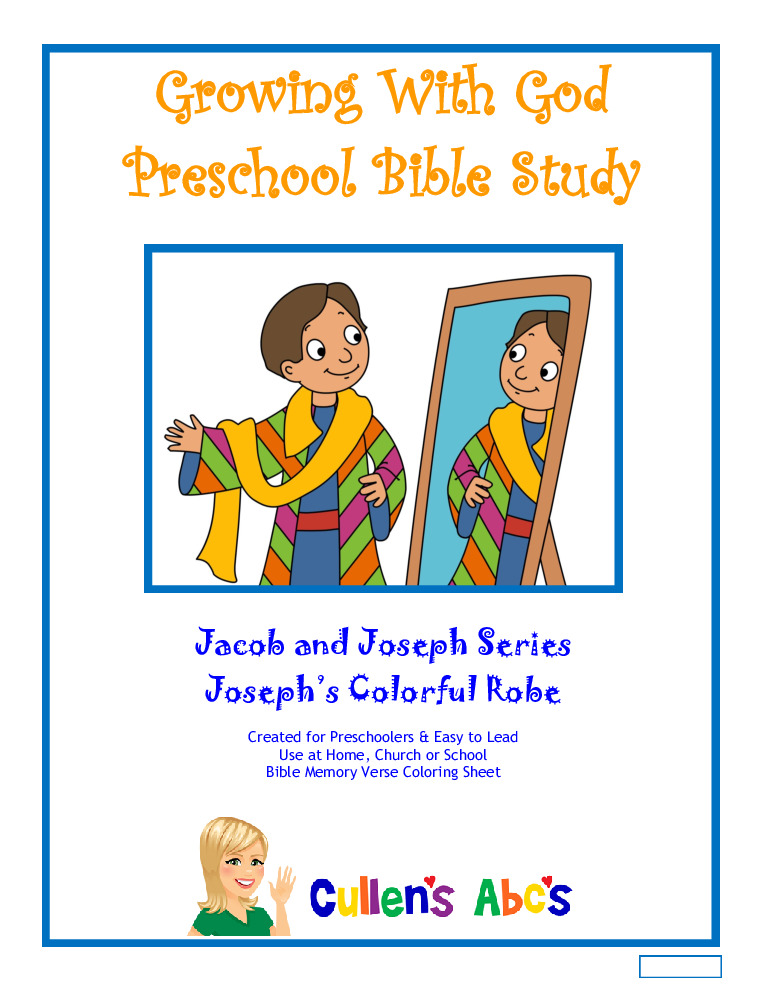 thumbnail of Joseph’s Colorful Robe  Preschool Bible Study Lesson