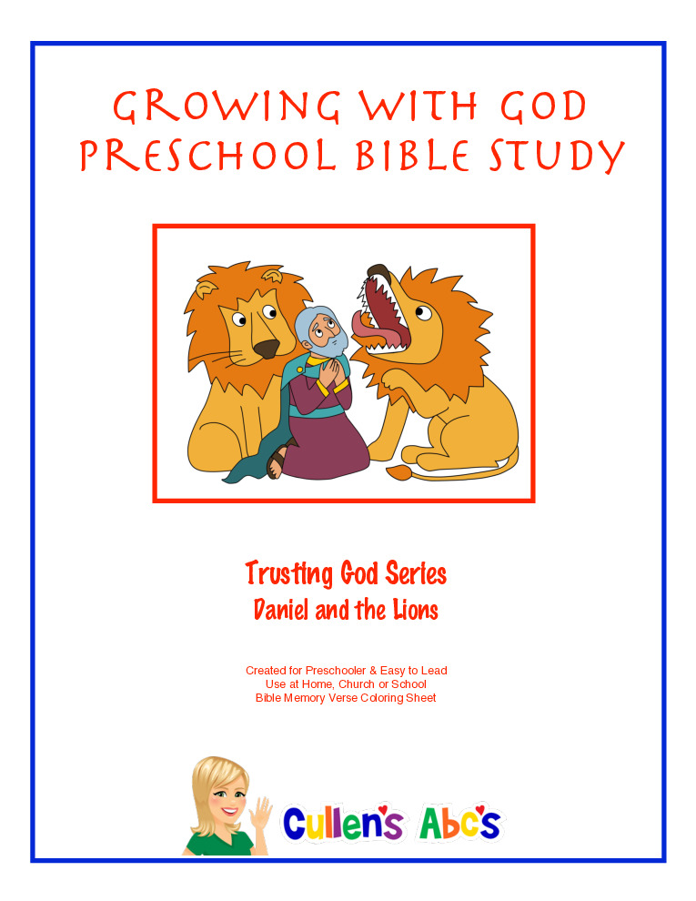 thumbnail of Daniel and the Lions Preschool Bible Lesson