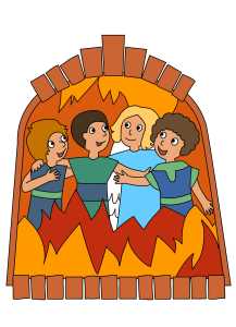 Shadrach, Meshach and Abednego Color