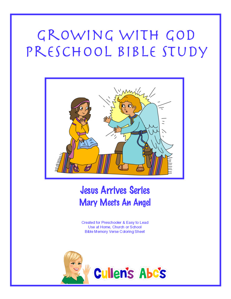 thumbnail of Growing With God – Jesus Arrives – Mary Meets An Angel – Lesson 1 of 4