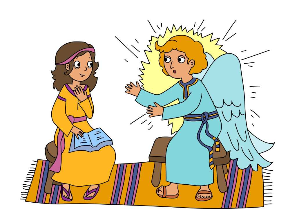 Mary Meets An Angel Color 1024x744