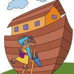 Noah Builds Ark Color