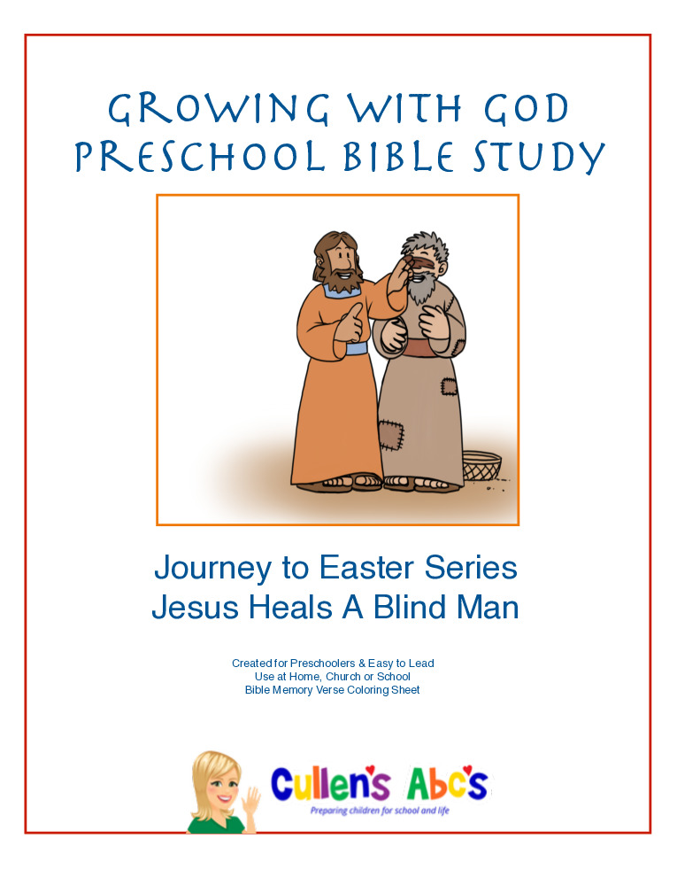 thumbnail of Journey To Easter Series – Jesus Heals A Blind Man – Lesson 4 of 9