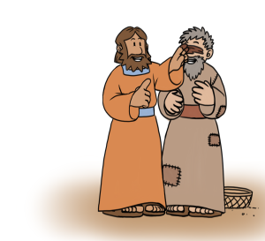Jesus Heals a Blind Man