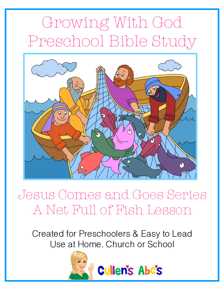 thumbnail of Growing With God – Jesus Comes & Goes – A Net Full of Fish – Lesson 2 of 4 – c