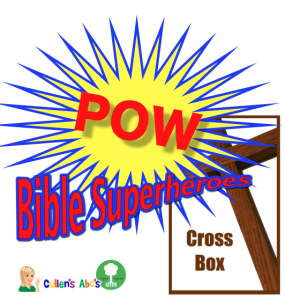 Bible Superheroes Cross Box