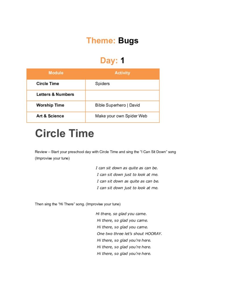 thumbnail of Bugs – Lesson Plan