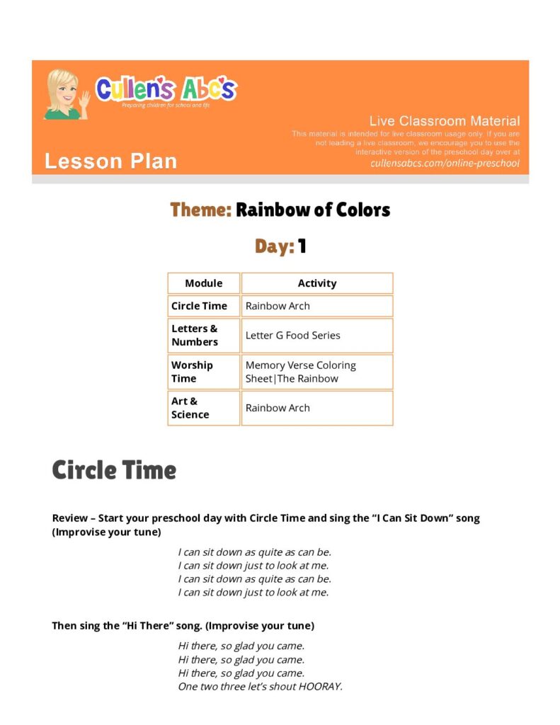 thumbnail of Rainbow of Colors Cullensabcs Lesson Plan (1)
