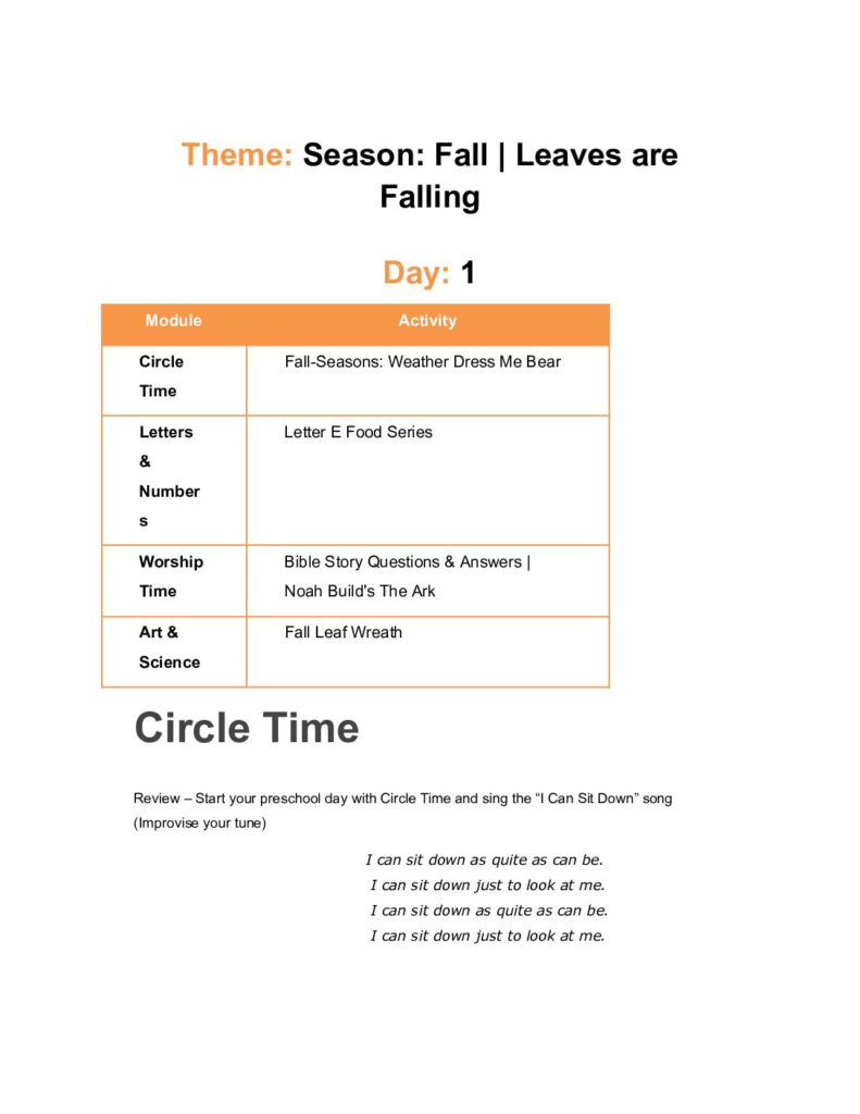 thumbnail of Season_ Fall _ Leaves are Falling – Lesson Plan