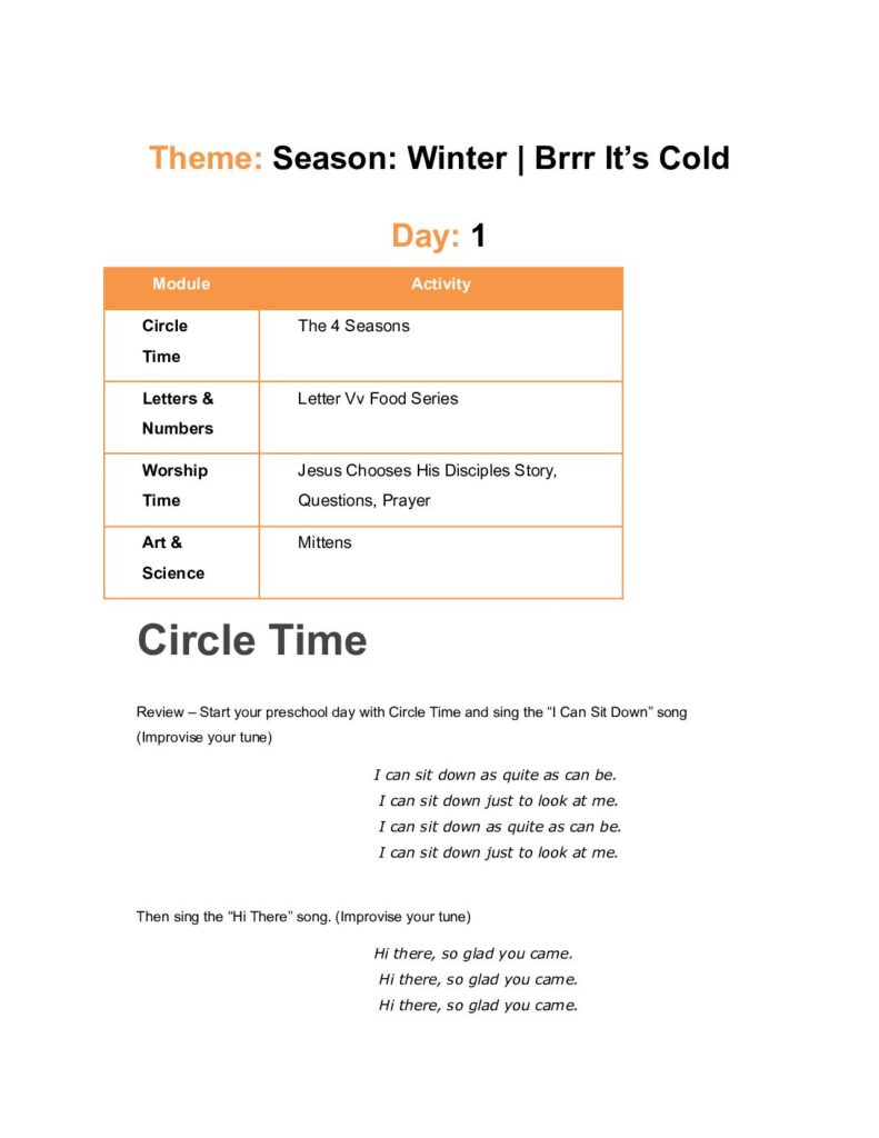 thumbnail of Season_ Winter _ Brrr It’s Cold – Lesson Plan